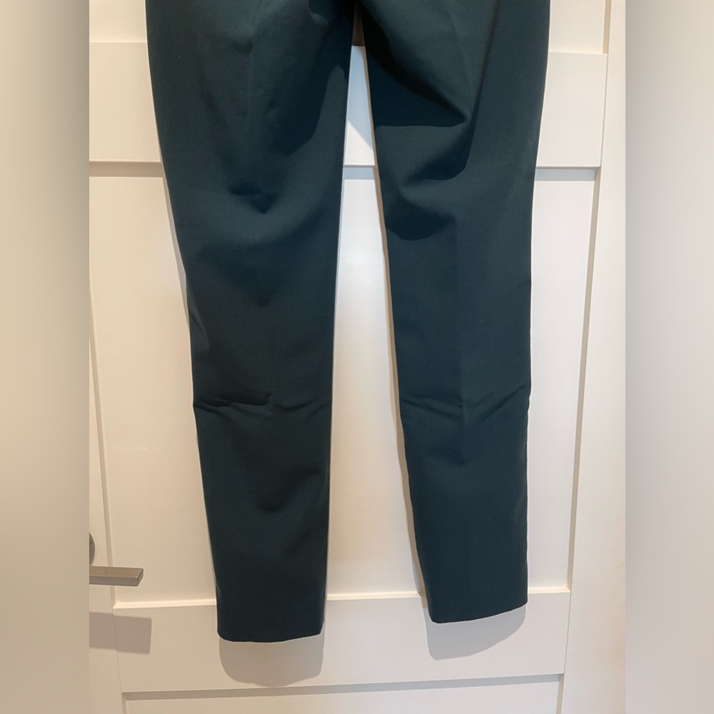 Theory Testra 2B Women’s Green/Forest Green Pants size 0 - Picture 11 of 14